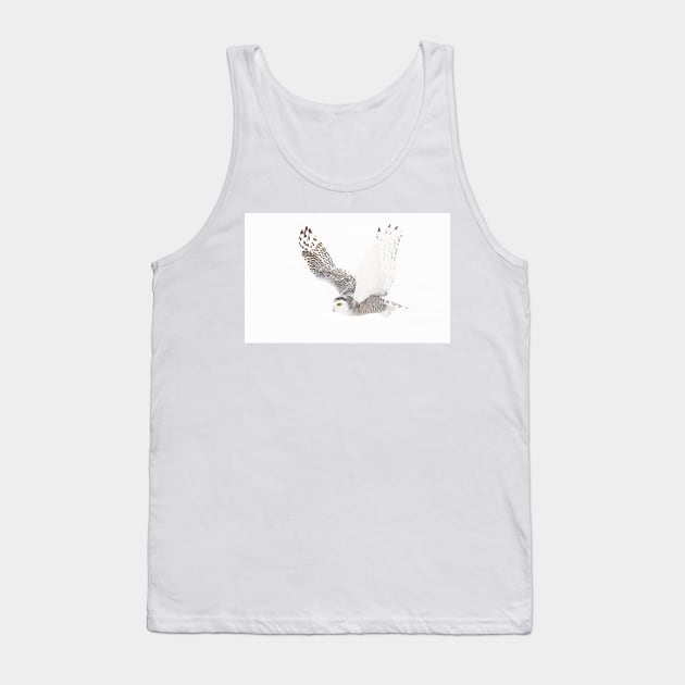 Snowy Owl Tank Top by Jim Cumming